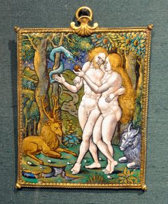 Η Εύα και ο Αδάμ στον Κήπο της Εδέμ, περ. 1525. Μουσείο Εφαρμοσμένων Τεχνών, Φρανκφούρτη